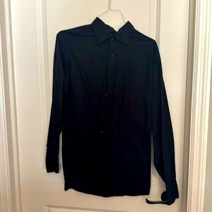 Men’s black dress shirt